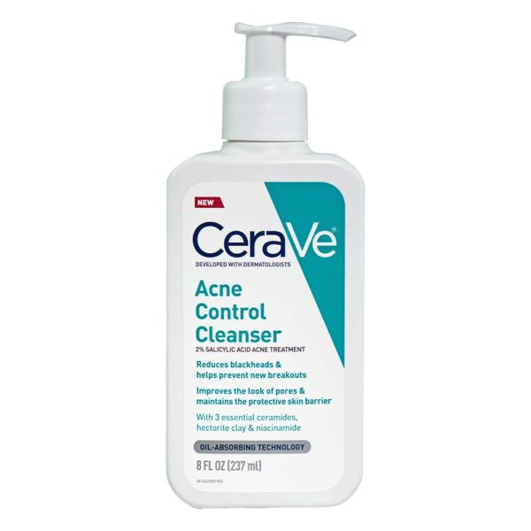 ژل شستشو صورت سراوی مدل Acne Control حجم 237 میلی لیتر