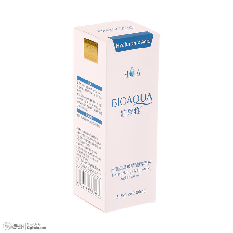 سرم آبرسان پوست بی آکوا مدل Hyaluronic Acid مناسب برای انواع پوست حجم 100 میلیلیتر